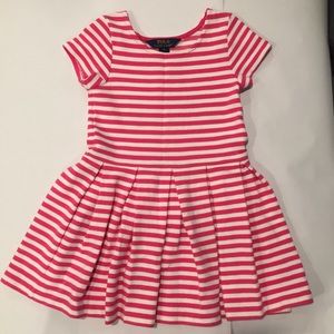 Ralph Lauren Little Girls Size 5 Cotton Knit Dress